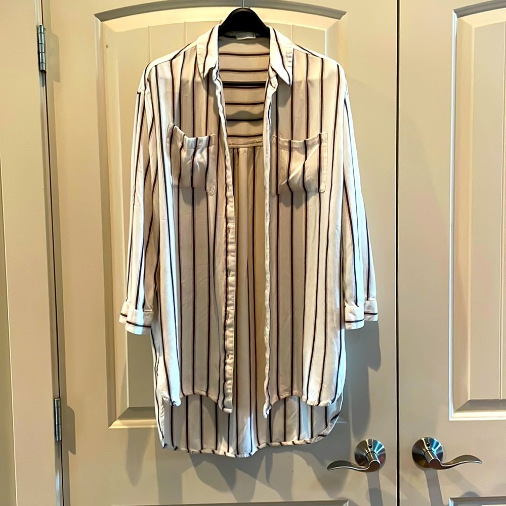 Button front blouse